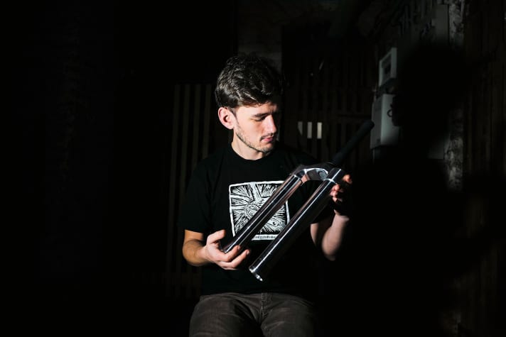   Cornelius Kapfinger has made a name for himself in recent years with his suspension forks.