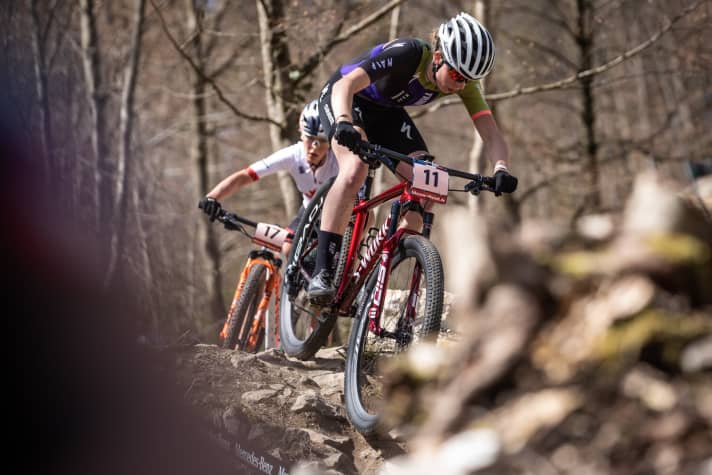   Der dritte Platz war ein starkes Elite-Debüt der Amerikanerin Haley Batten.