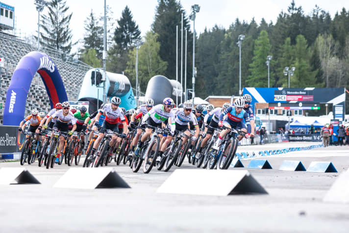   Open fire for the 40 best cross-country riders in the World Cup.