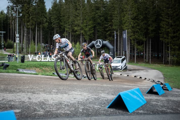  Nino Schurter only managed twelfth place and thus second place on the grid.