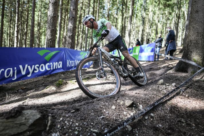   Manuel Fumic finished the Olympic cross-country race in Nove Mesto in 37th place.