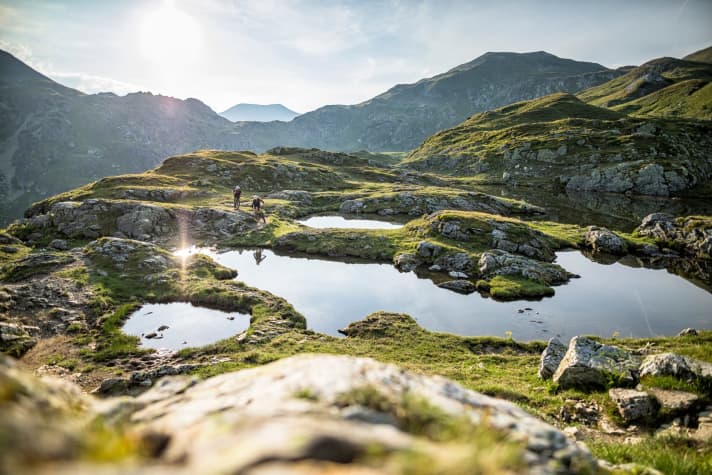   The route between Oberhüttensee and Obertauern is one of the highlights of the Stoneman Taurista.