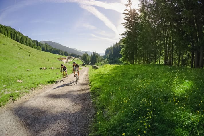   There are signposted gravel routes around Saalbach and Leogang.
