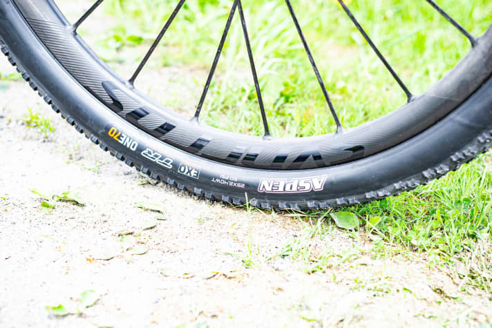   Auch die Reifenkarkasse mit 170 TPI ist ein Privileg der Maxxis-Athleten.