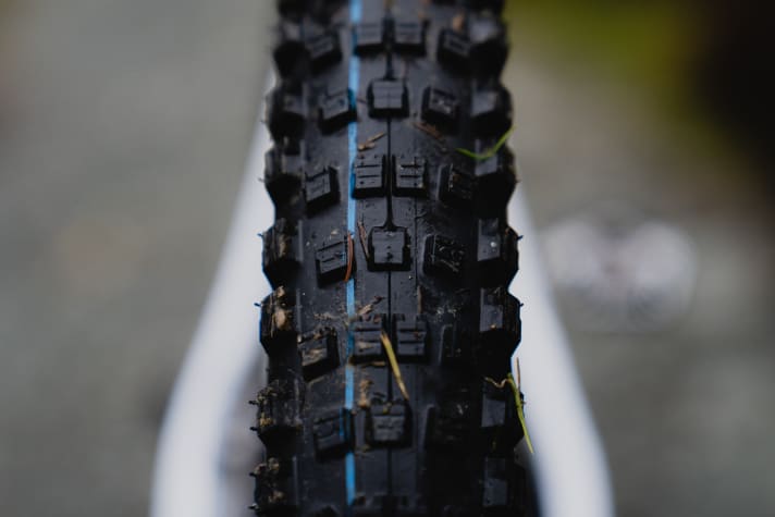   Das Profil des Wicked Will ist zwar flach, soll durch die Vielzahl an Stollen dennoch genügend Grip für gröberes Terrain bieten.