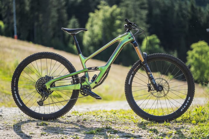   Our test bike: the Cannondale Jekyll 1.