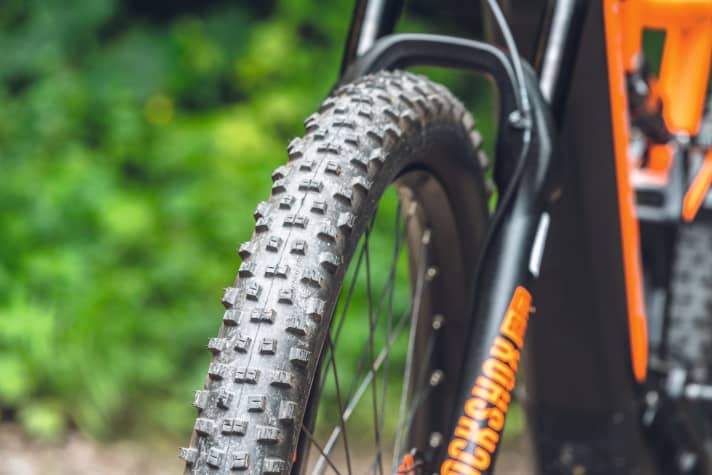   Hercules NOS FS Comp. 1.1: Lack of guidance: The Nobby Nic feels spongy on the front wheel, especially as a plus tyre (2.8 inch).
