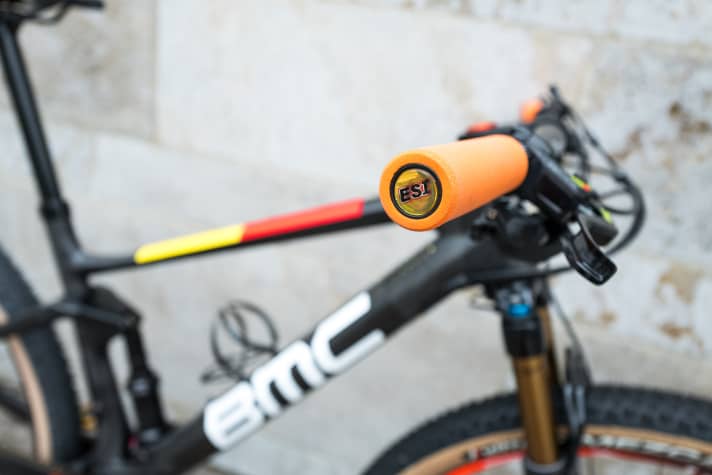   With minimal mass: The ESI silicone grips are popular with racers, they only weigh about as much as a sip of water.