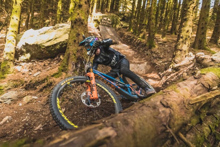   Britain's Bernard Kerr was crowned King of the Red Bull Hardline for the third time in 2021.