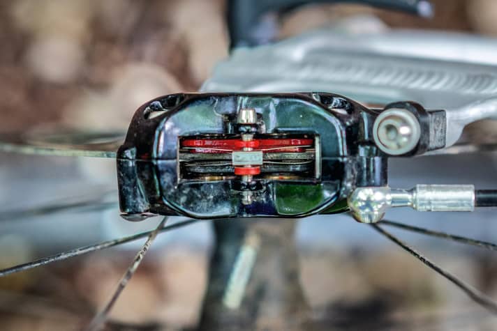 Combine a pad from the front brake with one from the rear brake.