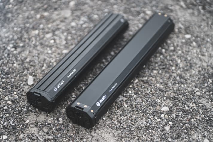 Just under seven centimetres longer and around 800 grams heavier than the Powertube 625, these are the key data for the new Bosch Powertube 750, although the basic shape remains identical.