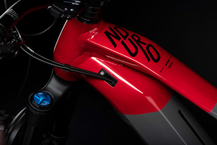   Das Nduro ist das abfahrtshungrigste Bike der Haibike-Palette. Ein echter Freerider mit solidem Alu-Rahmen.