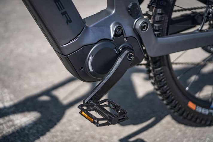   Understated: The new Panasonic GX Ultimate Pro is hardly noticeable visually, but should impress on the trail with 95 Newton metres of maximum torque.