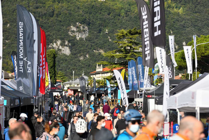 Many visitors found their way to Lake Garda and the festival site on the very first day.