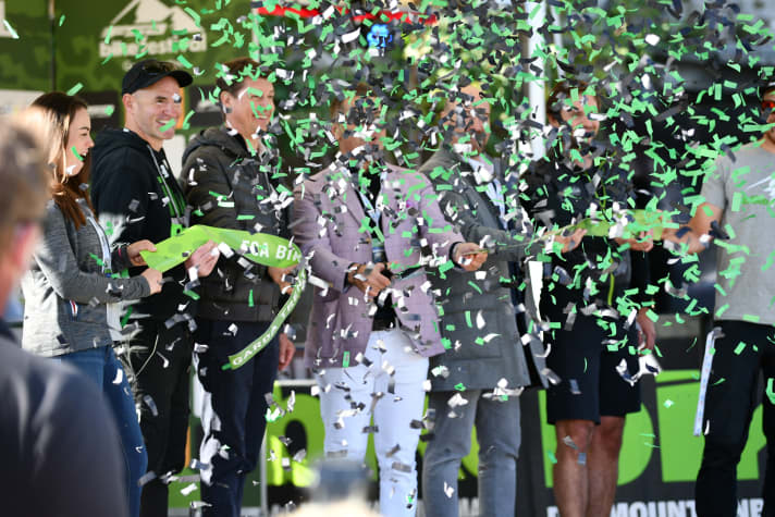 BIKE Editor-in-Chief Henri Lesewitz and Nils Oberschelp, Managing Director of Delius Klasing Verlag, open the BIKE Festival Garda Trentino 2021 together with the organisers and political representatives. Henri said at the opening ceremony: "A year without the BIKE Festival in Riva was like a year without Christmas."
