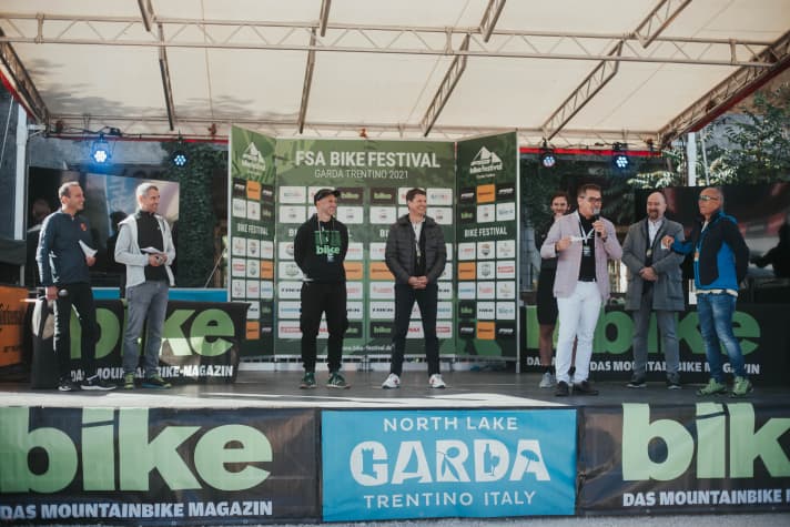 Gelöst: Die Freude bei allen Beteiligten war riesengroß – endlich wieder BIKE Festival in Riva del Garda.