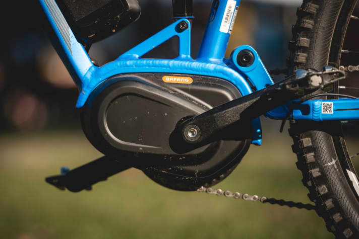   A Bafang Max Drive is used as the motor for the Fischer e-bike.