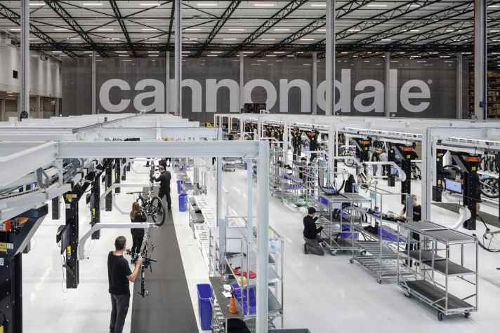Aperçu d'une usine Cannondale.