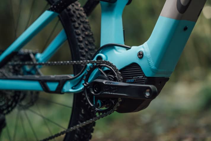 At the heart of the Spaniards' new aluminium Rise is the well-known EP8 RS. A specially configured Shimano motor with a maximum torque of 60 Newton metres.