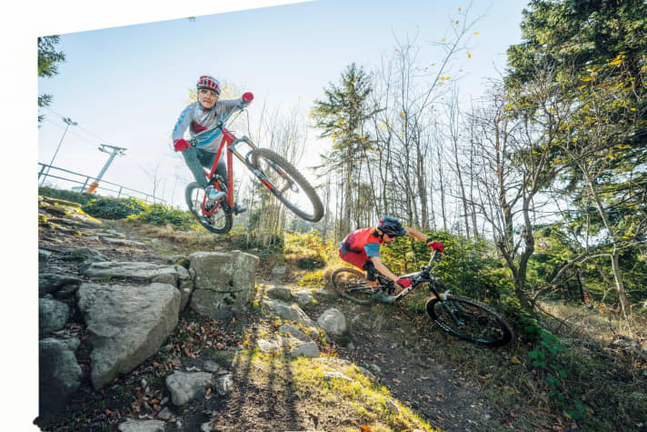 Speciality: Modern enduro bikes really feel at home on demanding descents. We tested the top groupset from 5800 euros. Page 42