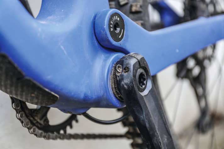   Pressfit bearings have a positive fit in the frame, but are expensive to service and are often destroyed when they are knocked out.