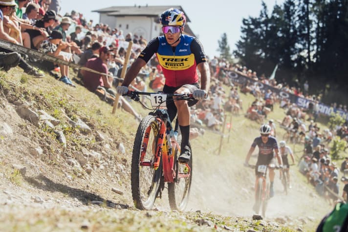   Vlad Dascalu at the World Cup in Lenzerheide.
