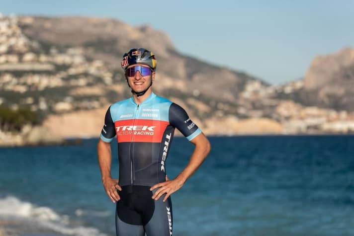   Riding alongside Anton Cooper, Jolanda Neff and Evie Richards for Trek next season: Vlad Dascalu (24).