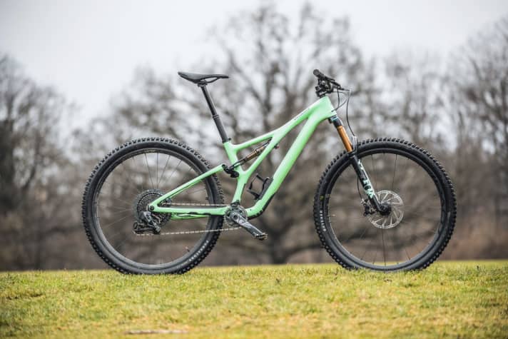   <a href="https://luna.r.lafamo.com/ts/i5533923/tsc?amc=con.blbn.497955.507800.14129791&smc=BIKE&rmd=3&trg=https%3A%2F%2Fwww.fahrrad-xxl.de%2Fspecialized-stumpjumper-pro-m000046833" target="_blank" rel="noopener noreferrer nofollow">Specialized Stumpjumper Pro</a> * - 12.7 kg / 144/134 mm / 29" / 9400 euros. Significantly more expensive reference bike, as the Stumpjumper Comp was not available for 5000 euros. The carbon frame is identical on both models.