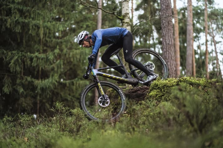When it comes to downhill riding, the Scott Spark really comes into its own.