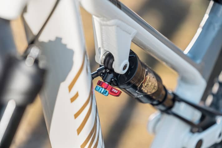 Canyon Neuron Young Hero: The testers praised the suspension elements of the Neuron Young Hero. The air suspension can be easily adjusted to low weights.