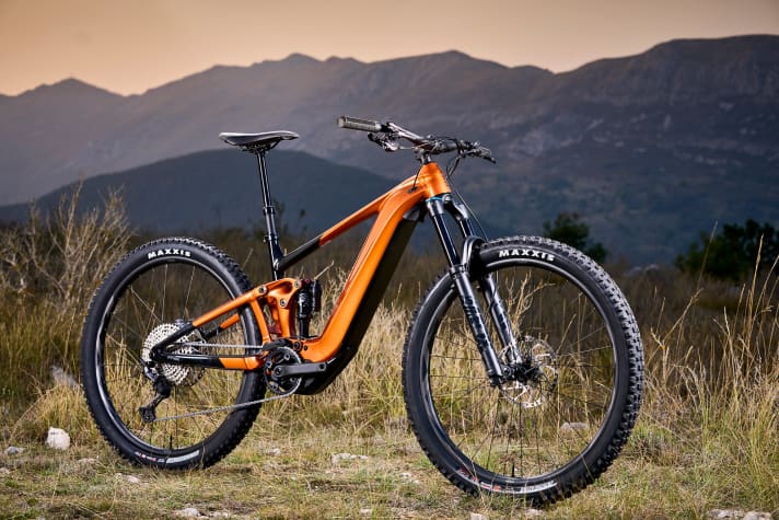   Das Topmodell des <a href="https://www.giant-bicycles.com/de/bikes-trance-x-eplus-2022" target="_blank" rel="noopener noreferrer nofollow">Giant Trance X E+</a>  1 kostet 6199 Euro und wiegt laut Hersteller 24,6 Kilogramm.
