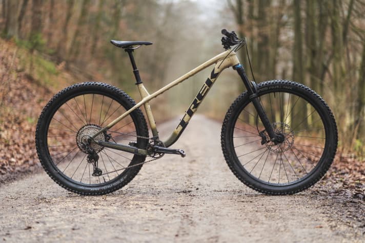   Reference bike: Trek Roscoe 9 - 13.5 kg / 140 mm / 29" / 2599 Euro (Trek Roscoe 7 for 1549 Euro was not available)