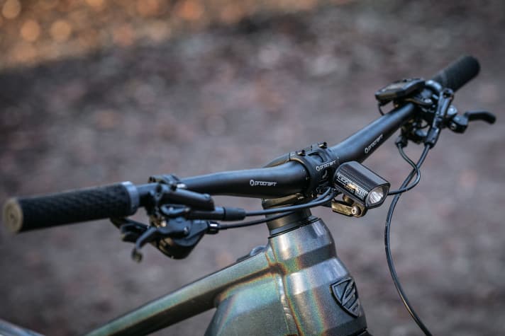 E-Bike Beleuchtung ab Werk, wie hier bei Centurion.