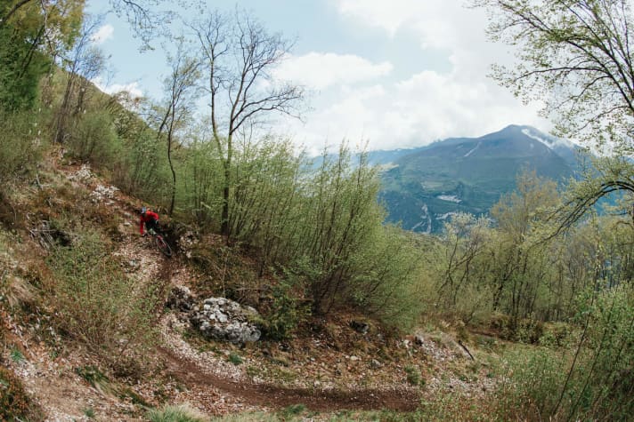 The Northlake Enduro race on Sunday demanded a total of 1334 metres in depth from the participants on four stages.