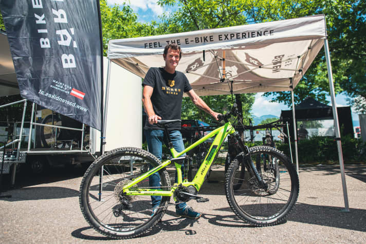  Home advantage: Former professional cyclist Hannes Hempel comes directly from the region with his brand Bärenbikes.