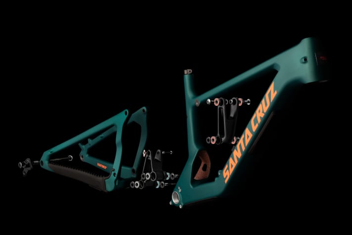   Santa Cruz offers a lifetime guarantee on frames, bearings and wheels from its own Reserve brand.