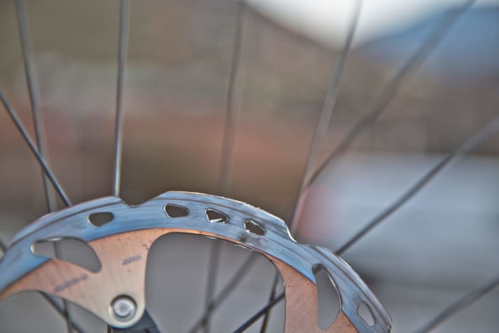  Melted: Any help is too late here. This brake disc has been subjected to too much stress and has become too hot.