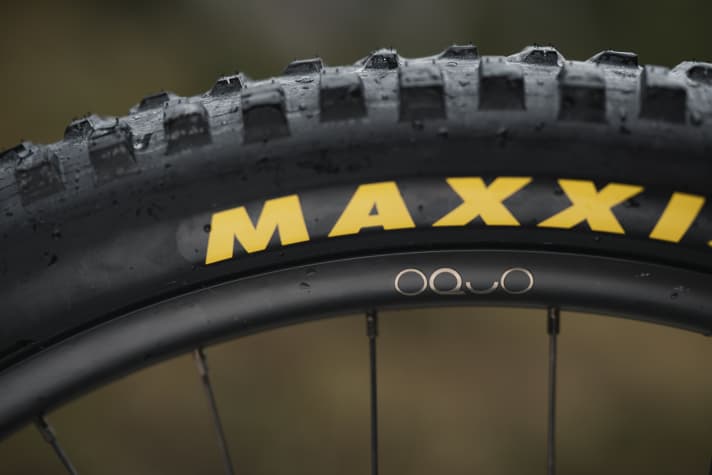 The brand logo only appears very discreetly on the Oquo wheels.