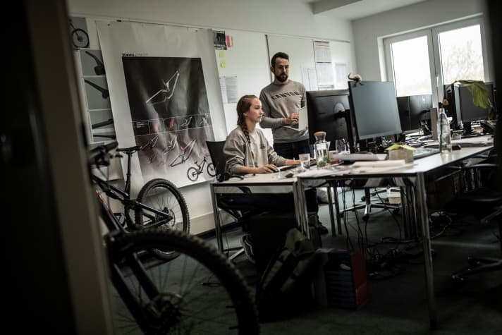Canyon bikes are developed and designed at the company headquarters in Koblenz.