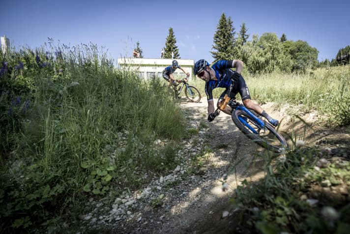 You can also "scrub" over 3000 metres in altitude on the local hills.