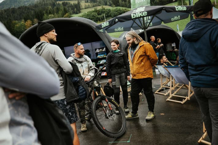 „Wo gibt’s nochmal die Testbikes?“