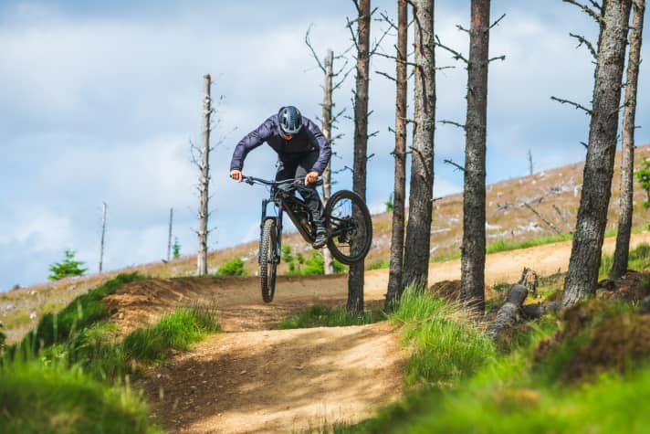 The Merida One-Sixty, where it feels at home.