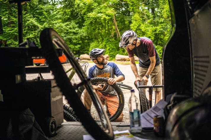 MTB tyres in the BIKE test 
