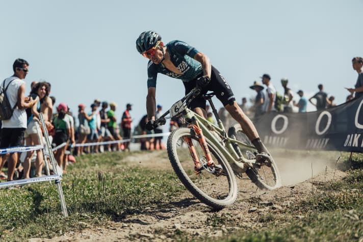 Der Italiener Luca Braidot gewann die letzten beiden UCI Mountainbike Worldcup-Rennen und will auch in Snowshoe oben auf dem Treppchen stehen.