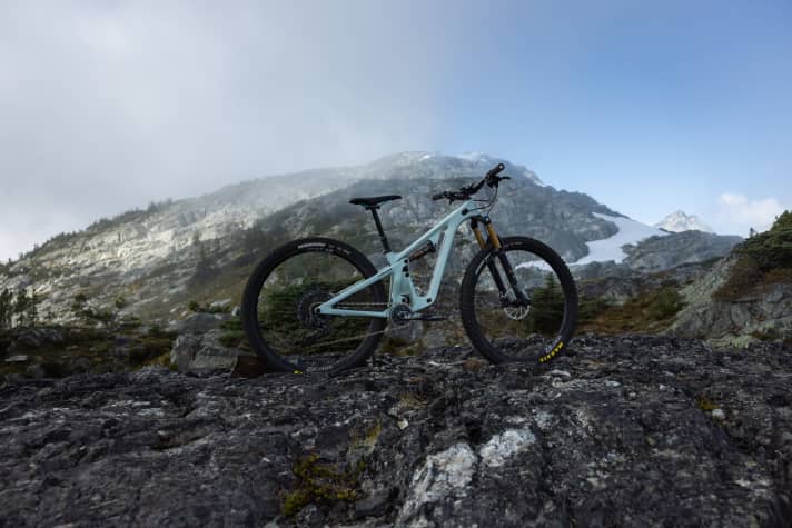 Das Yeti SB120 soll mit seiner neuen Geometrie in jedem Gelände punkten. Mehr dazu demnächst im BIKE-Test.