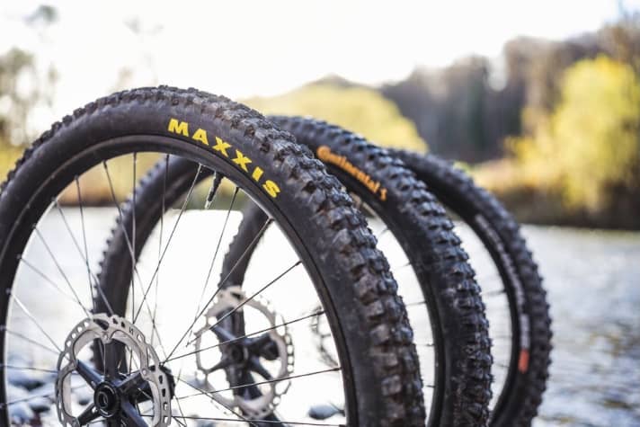 Trail and gravity versions from Maxxis, Schwalbe and Conti put to the test.