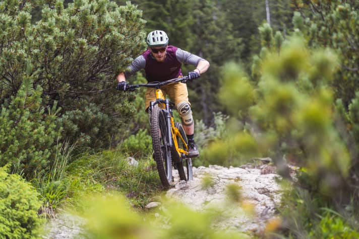Off-road! That's what the Trek Fuel EXe seems to be crying out for. We've already had the chance to put the newcomer through its paces on a wide variety of trails. The fun was definitely not neglected.