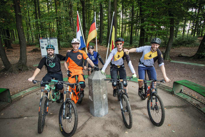 Ein Foto, für das man im Dreiländereck von Aachen etwas anstehen muss.