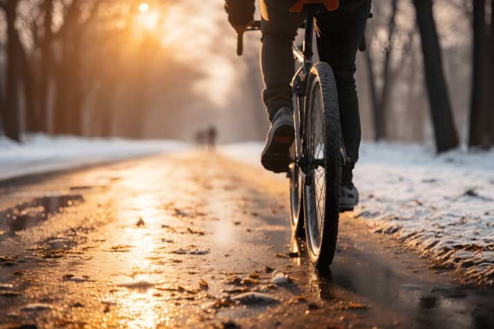 Pedalling hard after the feast: The Festive 500 offers a nice change from eating and sitting around with family and friends.