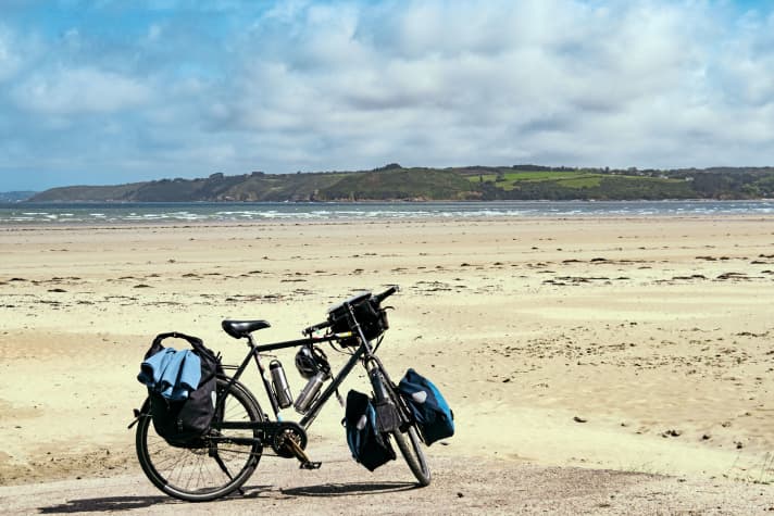 Die bretonische Küste lädt zu Pausen geradezu ein.